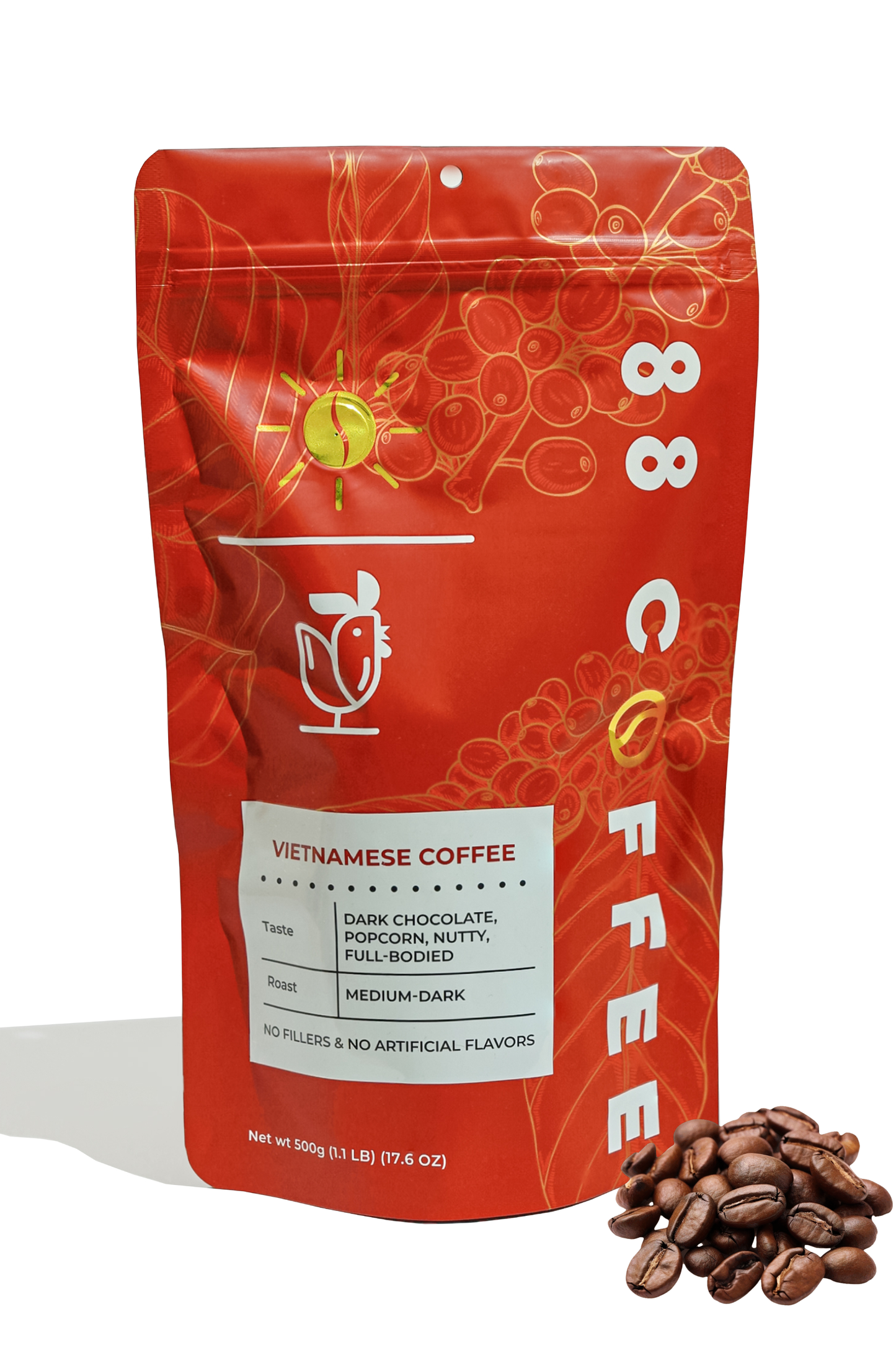 Dark Roasted Robusta Vietnamese Coffee