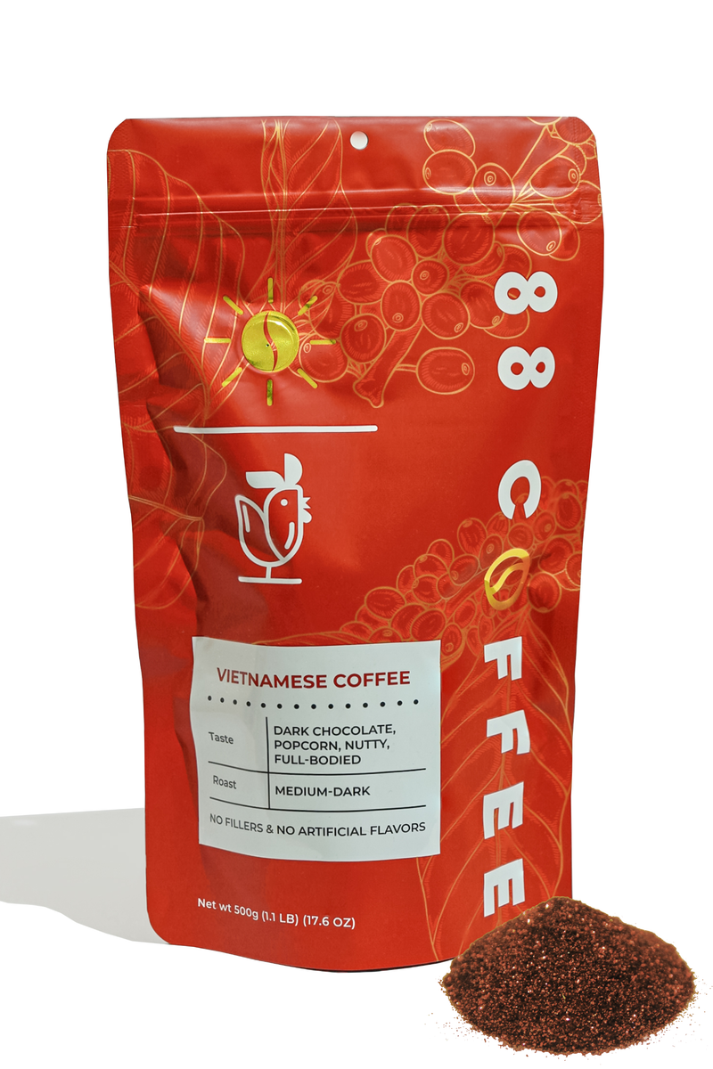 Dark Roasted Robusta Vietnamese Coffee 500g (1.1 LB)