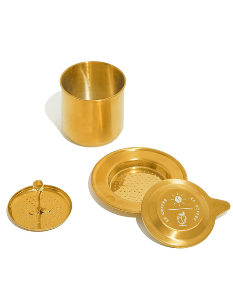 thumbnail image 2 of Birdee Large Vietnamese Coffee Dripper - 12oz Stainless Steel Phin Filter For Authentic Brewing At Home Or Travel 2 of 5